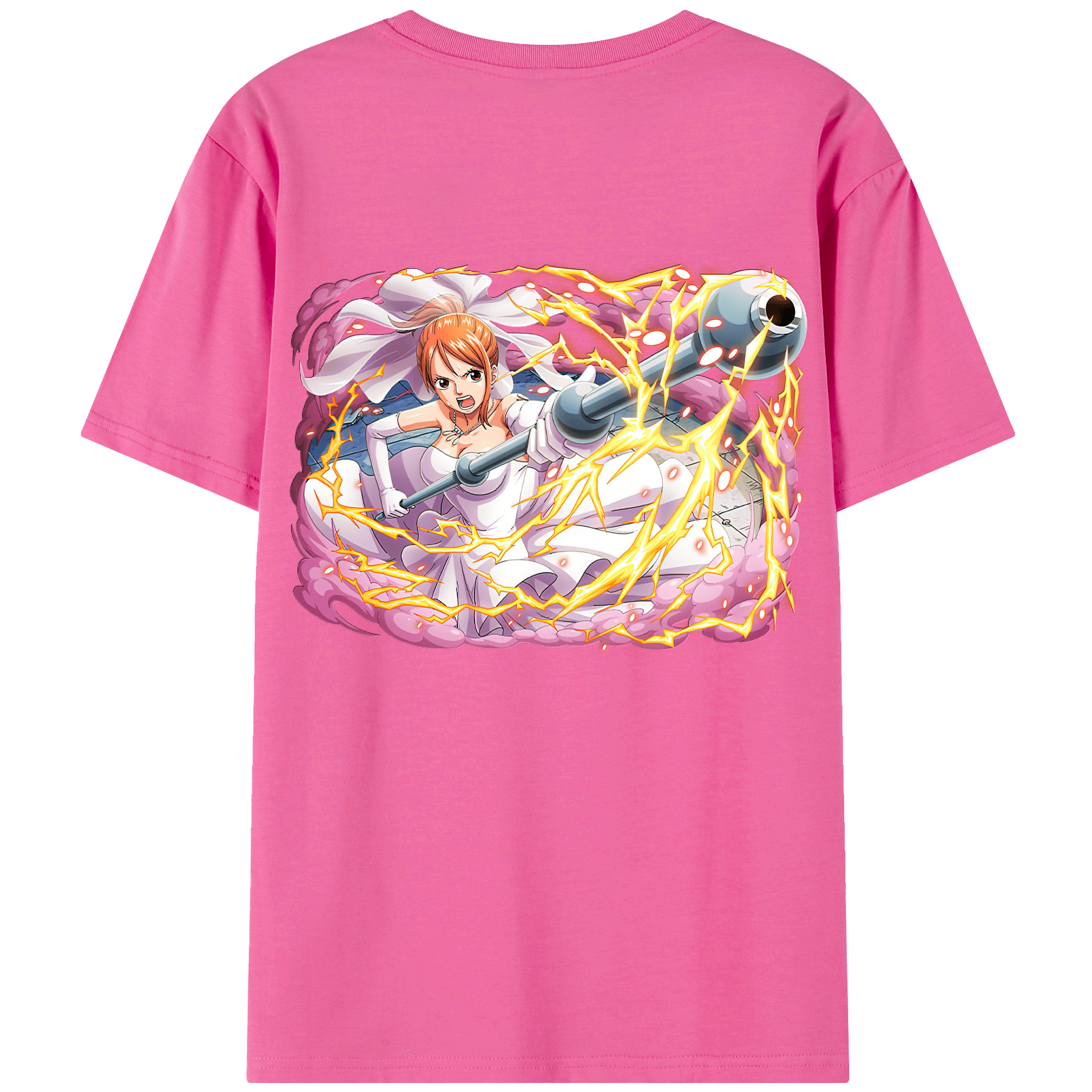 （画像用） ワンピース ナミ ONE PIECE Nami レディース半袖Tシャツ(バックプリント)